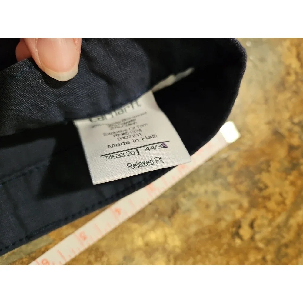 Carhartt Relaxed Fit Work Pants Mens Size 44x32(Inseam=30.5)Canvas Utility(A1136